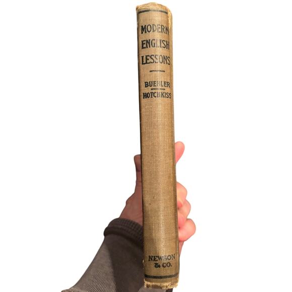 Vintage 1903 Modern English Lessons Book by Buehler & Hotchkiss, HC, Good - Picture 5 of 6